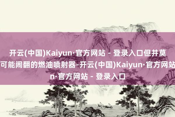 开云(中国)Kaiyun·官方网站 - 登录入口但并莫得提议更换可能闹翻的燃油喷射器-开云(中国)Kaiyun·官方网站 - 登录入口