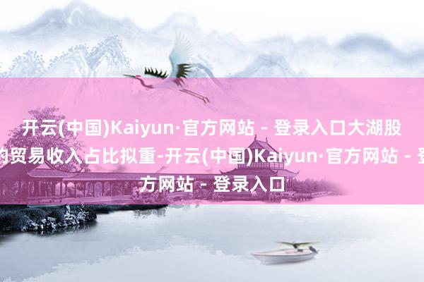 开云(中国)Kaiyun·官方网站 - 登录入口大湖股份水产的贸易收入占比拟重-开云(中国)Kaiyun·官方网站 - 登录入口