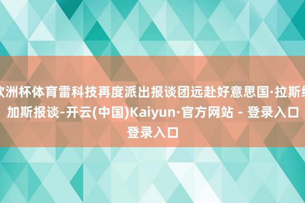 欧洲杯体育雷科技再度派出报谈团远赴好意思国·拉斯维加斯报谈-开云(中国)Kaiyun·官方网站 - 登录入口